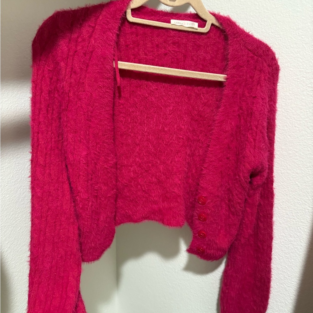 Cozy Fuchsia Sweater